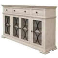Vineyard Mod Circle Sideboard - Ivory - 72