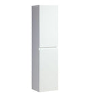 Tour de rangement en lin de 35,5 cm (14 pouces) de la collection Frost - Laque - 13,8 x 11,8 x 55,1 cm