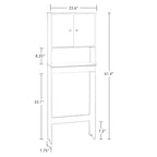 Armoire à pharmacie murale RiverRidge Medford, gain de place, à placer au-dessus des toilettes - Blanche