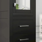 Armoire à linge autoportante Eviva Aberdeen 18 po L x 20 po P x 72 po H, couleur expresso