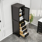 Armoire à linge autoportante Eviva Aberdeen 18 po L x 20 po P x 72 po H, couleur expresso
