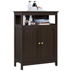 Yaheetech Bathroom Storage Cabinet with Adjustable Shelf Floor Rack