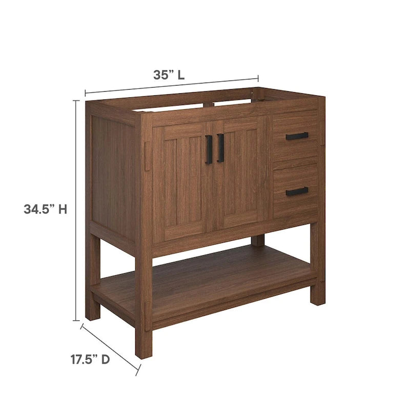 Meuble-lavabo Ashlyn 36 en bois (vasque non incluse) - 36