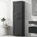 Armoire à linge avec tiroir et étagère réglable, 56 cm (L) x 28 cm (P) x 171 cm (H)