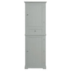 Armoire à linge avec tiroir et étagère réglable, 56 cm (L) x 28 cm (P) x 171 cm (H)