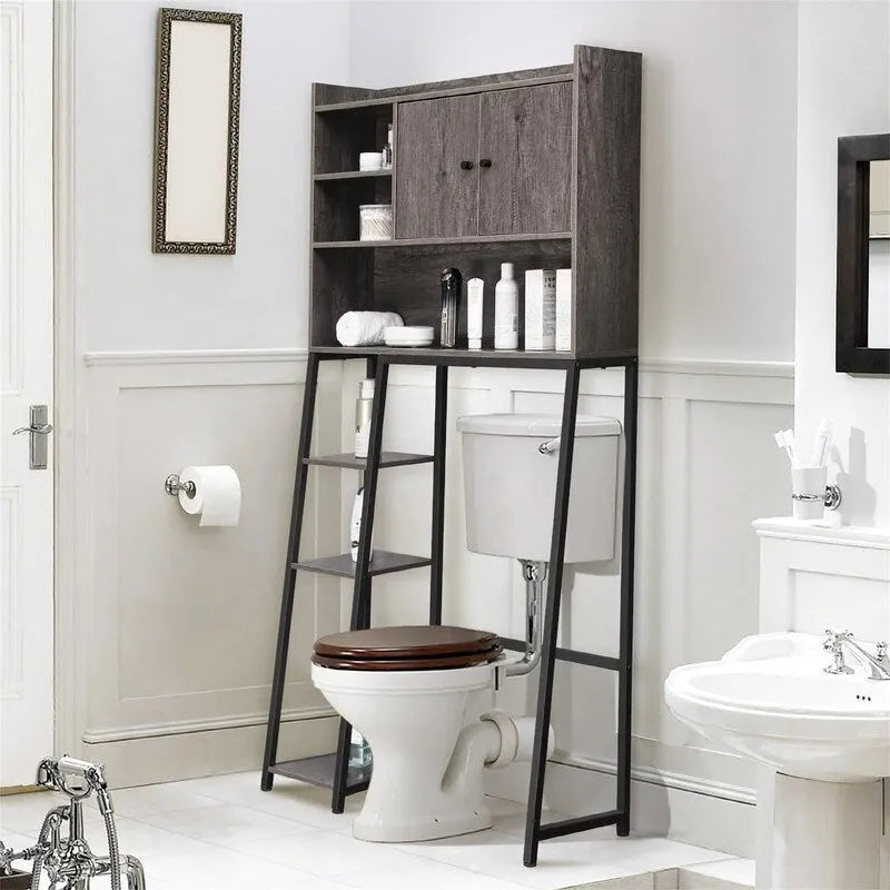 Meuble de rangement à installer au-dessus des toilettes - 11,81 cm (P) x 31,5 cm (L) x 61,4 cm (H)