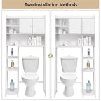 Meuble de rangement à installer au-dessus des toilettes - 11,81 cm (P) x 31,5 cm (L) x 61,4 cm (H)