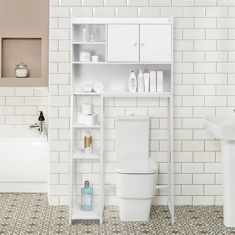Meuble de rangement à installer au-dessus des toilettes - 11,81 cm (P) x 31,5 cm (L) x 61,4 cm (H)