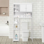 Meuble de rangement à installer au-dessus des toilettes - 11,81 cm (P) x 31,5 cm (L) x 61,4 cm (H)