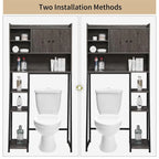 Meuble de rangement à installer au-dessus des toilettes - 11,81 cm (P) x 31,5 cm (L) x 61,4 cm (H)