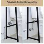Meuble de rangement à installer au-dessus des toilettes - 11,81 cm (P) x 31,5 cm (L) x 61,4 cm (H)