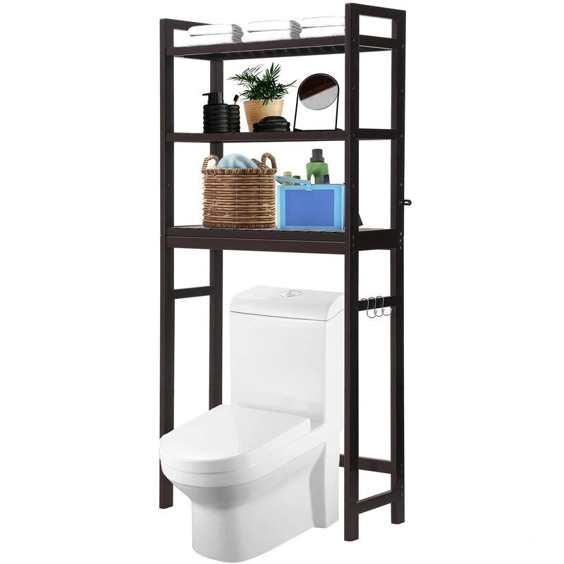 Meuble de rangement à installer au-dessus des toilettes - 10,3 cm (P) x 24,8 cm (L) x 67 cm (H)