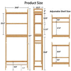 Meuble de rangement à installer au-dessus des toilettes - 10,3 cm (P) x 24,8 cm (L) x 67 cm (H)