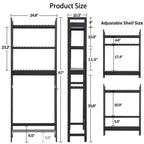 Meuble de rangement à installer au-dessus des toilettes - 10,3 cm (P) x 24,8 cm (L) x 67 cm (H)