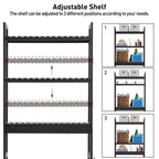 Meuble de rangement à installer au-dessus des toilettes - 10,3 cm (P) x 24,8 cm (L) x 67 cm (H)
