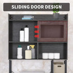 Meuble de rangement à installer au-dessus des toilettes - 11,8 cm (P) x 32,3 cm (L) x 60,2 cm (H)