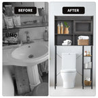 Meuble de rangement à installer au-dessus des toilettes - 11,8 cm (P) x 32,3 cm (L) x 60,2 cm (H)