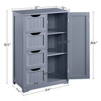 Armoire de plancher en bois