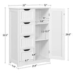Armoire de plancher en bois
