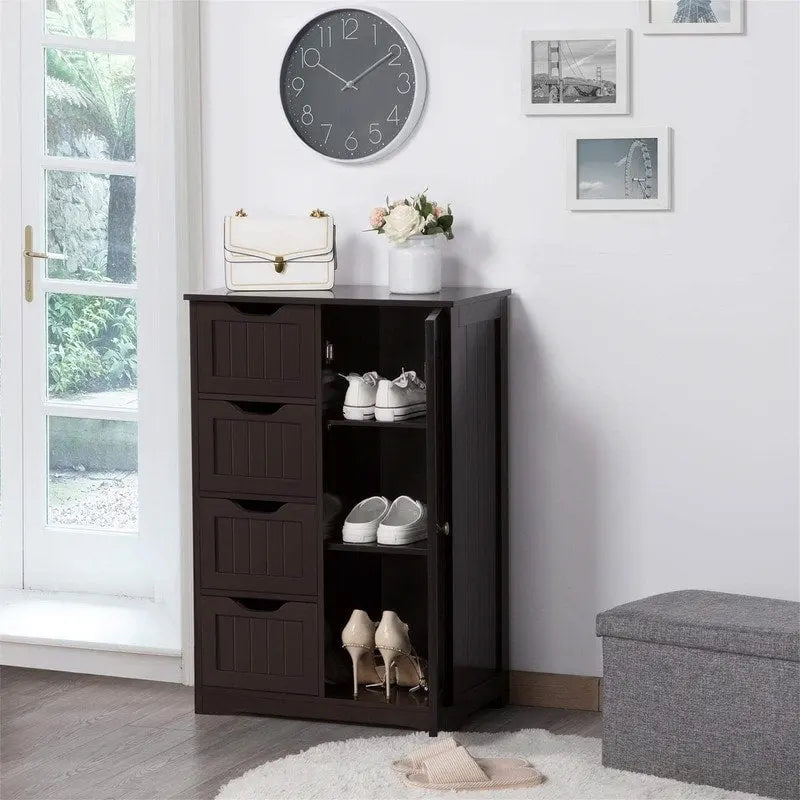 Armoire de plancher en bois