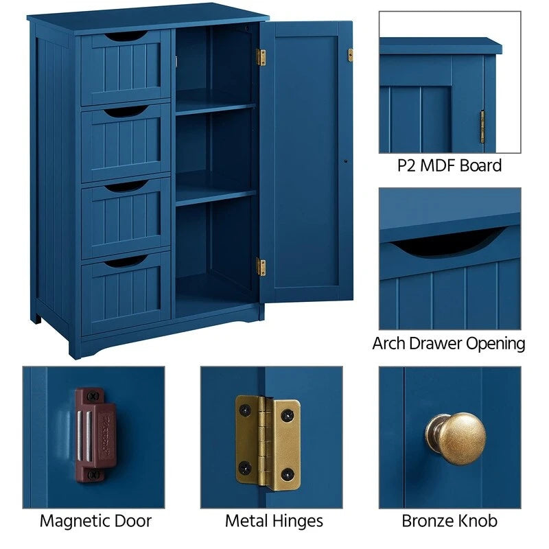 Armoire de plancher en bois