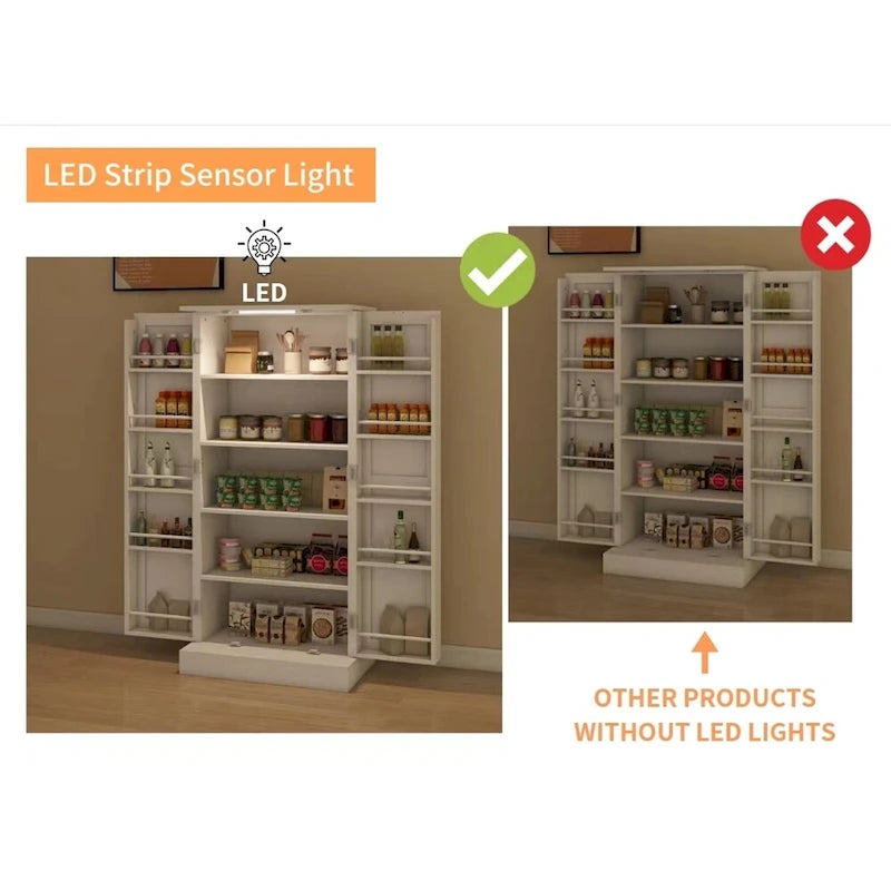 Buffet indépendant à 50 LED avec 2 portes