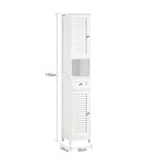 Haotian FRG236-W, Étagère de rangement pour armoire de salle de bain haute