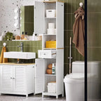 Haotian FRG236-W, Étagère de rangement pour armoire de salle de bain haute