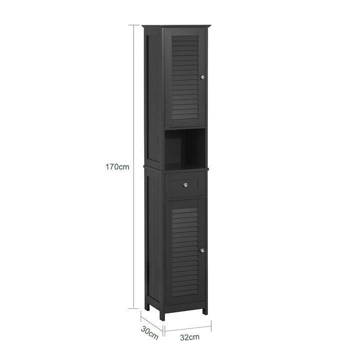 Haotian FRG236-W, Étagère de rangement pour armoire de salle de bain haute