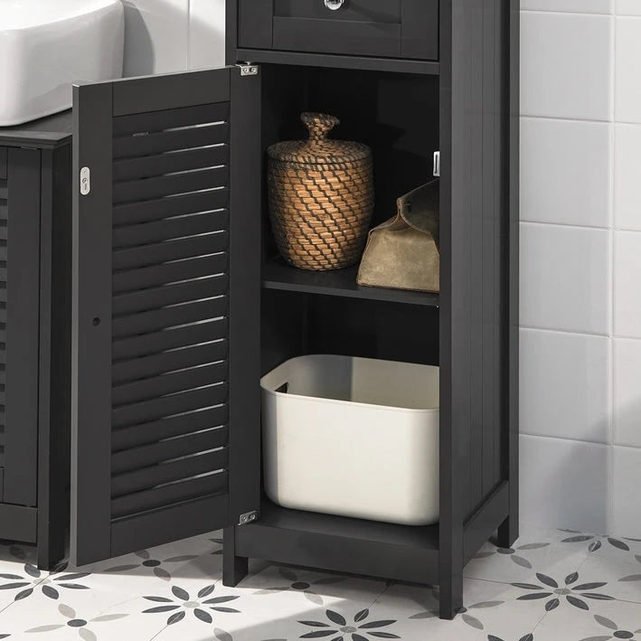 Haotian FRG236-W, Étagère de rangement pour armoire de salle de bain haute