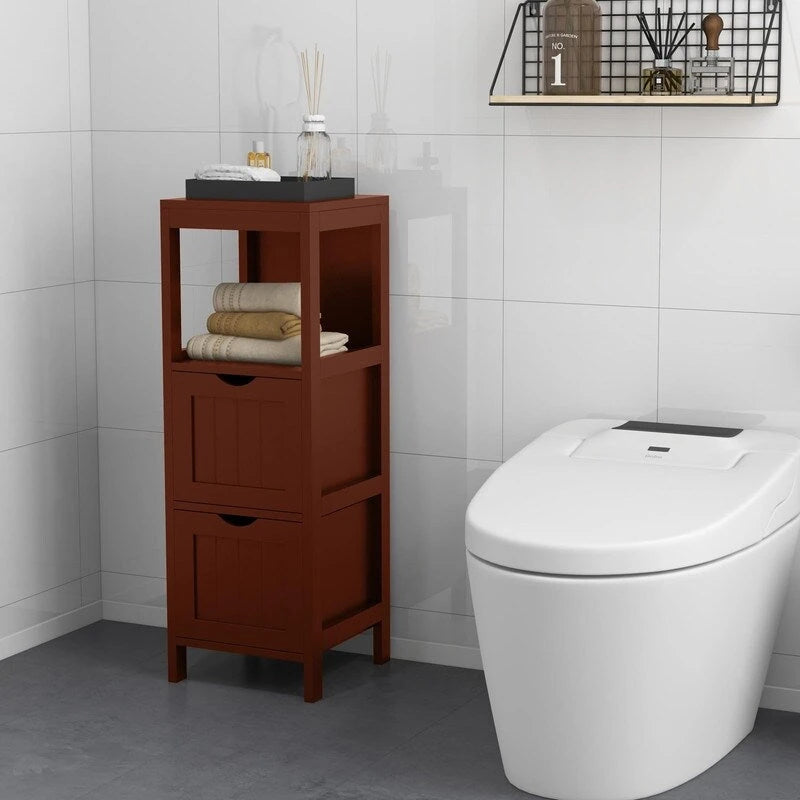 Meuble de rangement et organisateur de salle de bain - 30,5 cm (P) x 30,5 cm (L) x 89 cm (H)