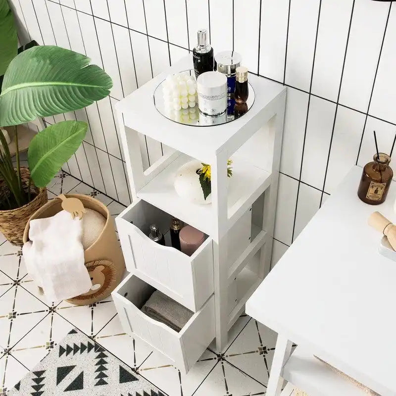 Meuble de rangement et organisateur de salle de bain - 30,5 cm (P) x 30,5 cm (L) x 89 cm (H)