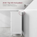 Armoire de rangement au sol pour salle de bain