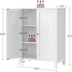 Armoire de rangement au sol pour salle de bain