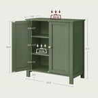 Armoire de rangement au sol pour salle de bain