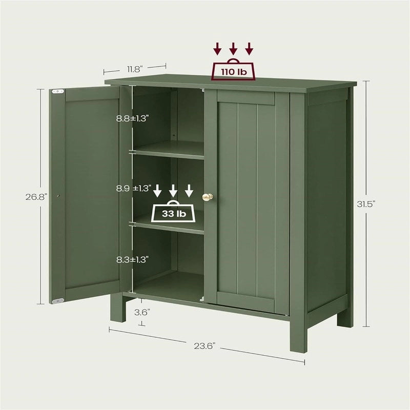 Armoire de rangement au sol pour salle de bain