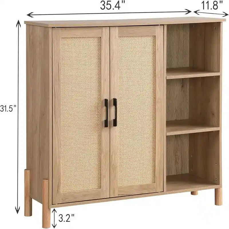 Meuble bas autoportant - 11,8 cm (P) x 35,4 cm (L) x 31,5 cm (H)