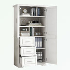 Armoire de rangement de salle de bain avec portes
