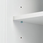 Armoire de rangement de salle de bain avec portes