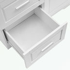 Armoire de rangement de salle de bain avec portes