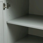 Armoire de rangement de salle de bain avec portes