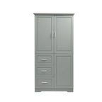 Armoire de rangement de salle de bain avec portes