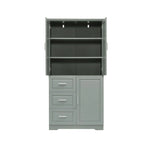 Armoire de rangement de salle de bain avec portes