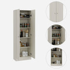 Armoire à linge autoportante à 5 étagères, 23,6 po L x 71,1 po H