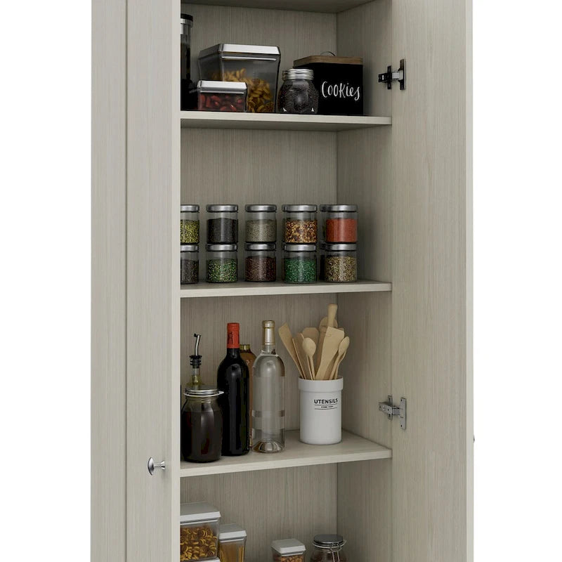 Armoire à linge autoportante à 5 étagères, 23,6 po L x 71,1 po H
