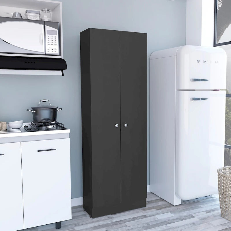 Armoire à linge autoportante à 5 étagères, 23,6 po L x 71,1 po H