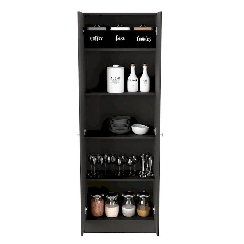 Armoire à linge autoportante à 5 étagères, 23,6 po L x 71,1 po H