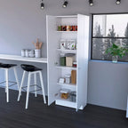 Armoire à linge autoportante à 5 étagères, 23,6 po L x 71,1 po H