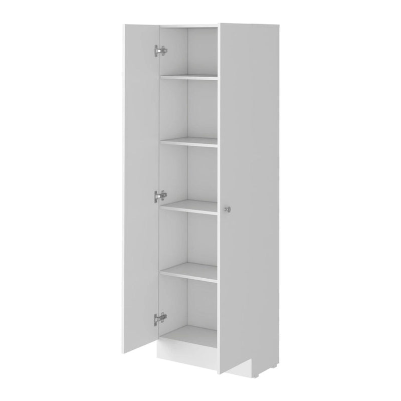 Armoire à linge autoportante à 5 étagères, 23,6 po L x 71,1 po H