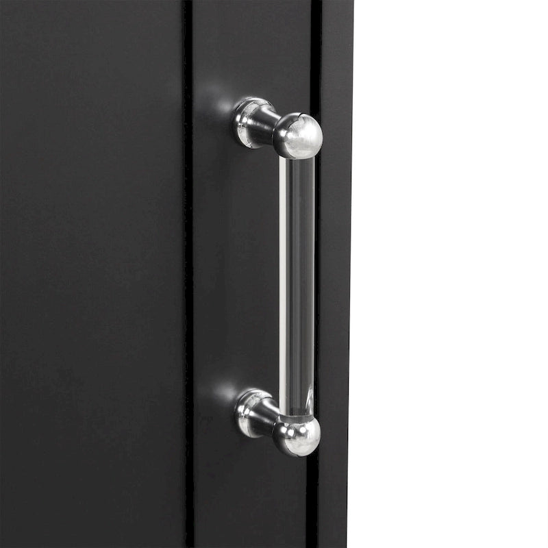 Armoire à linge de 33 cm (L) x 51 cm (P) x 173 cm (H) avec deux tiroirs de tailles différentes et une étagère réglable